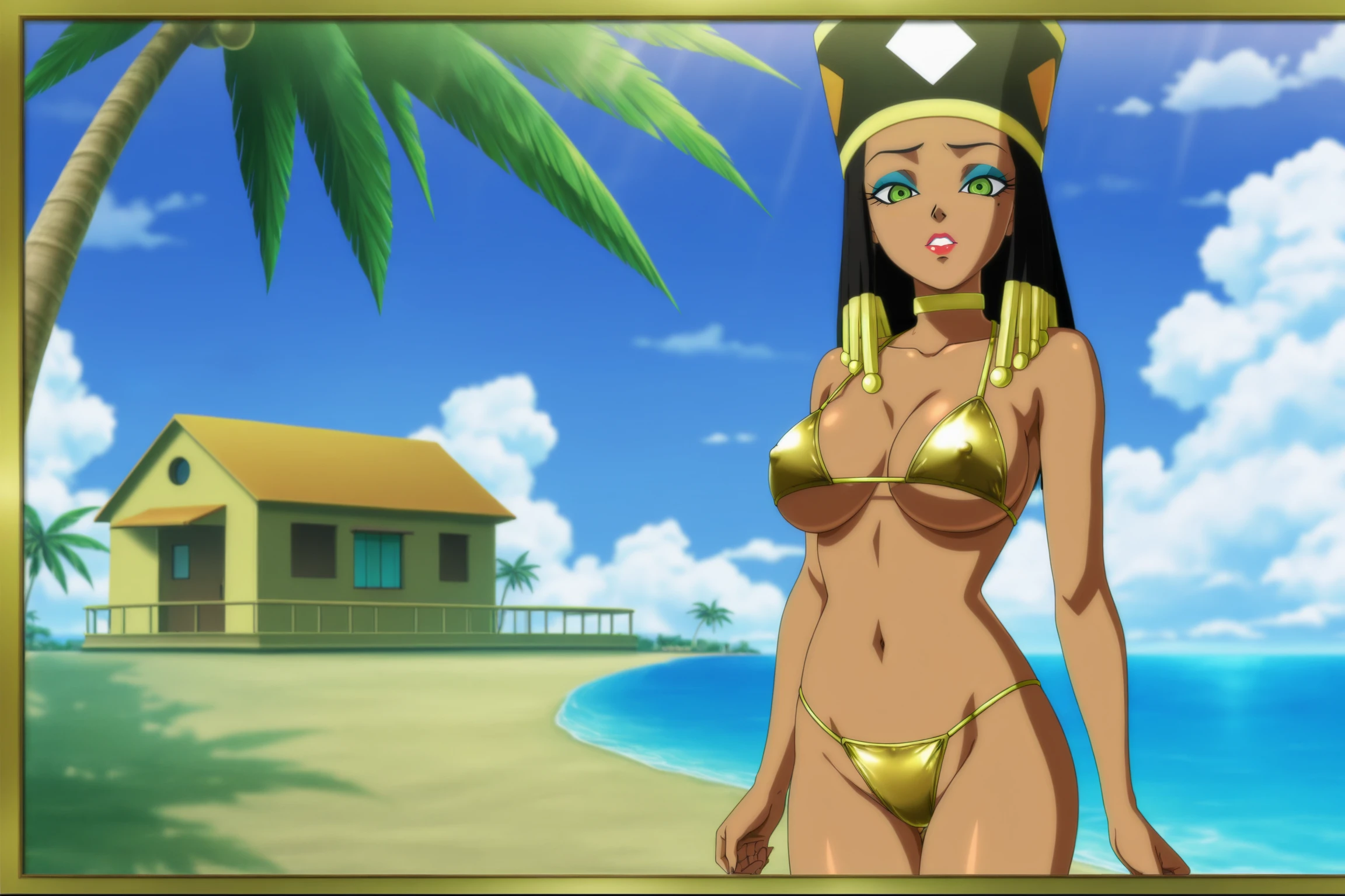 NSFW,((Perfect pussy)),((Perfect Breasts)),There is a stone statue in the middle of the forest, Stone Eyes, Aztec Cyborg movie still, Freddy Mamani Sylvain&#39;s Facade, CG games, Promotional images for the film, Big temple, Your face is reflected, At the shrine, Survey of ruins,pussy juice,blush