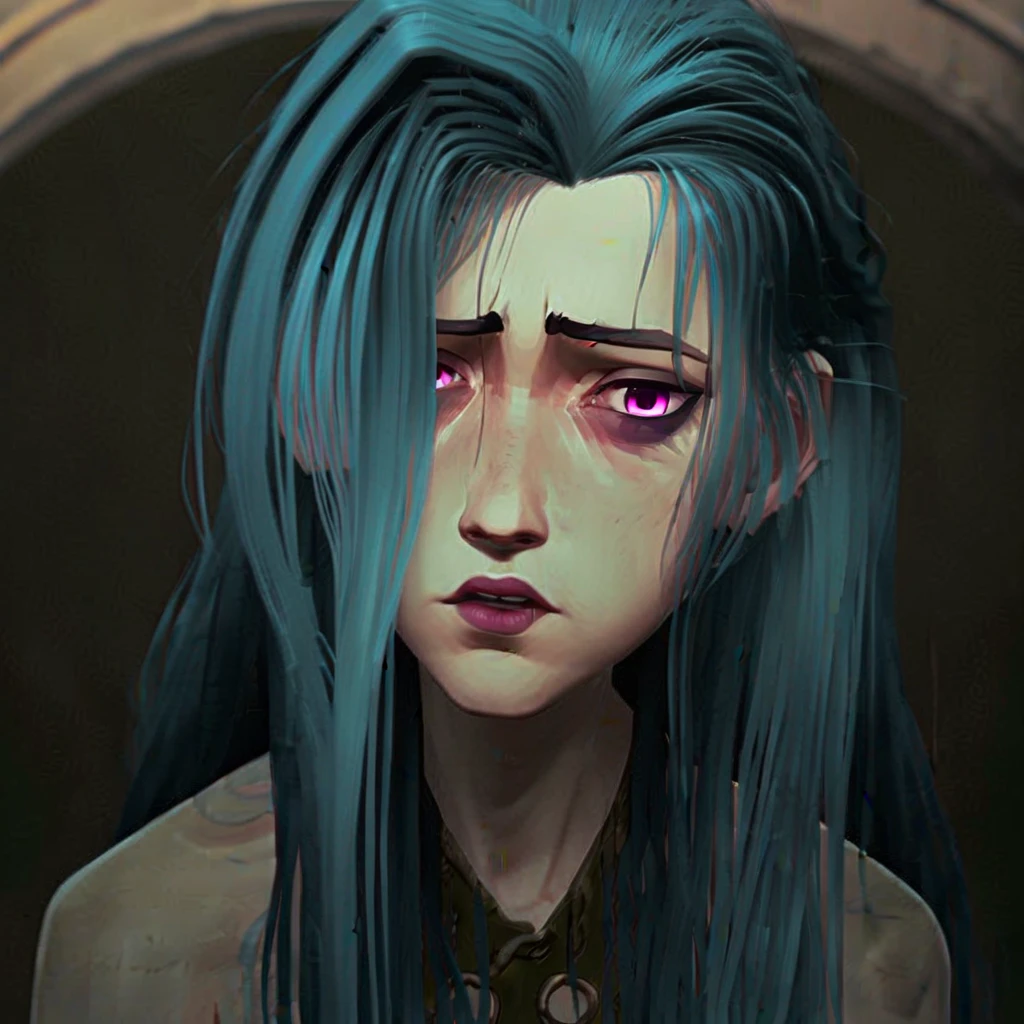 Long hair, Sad