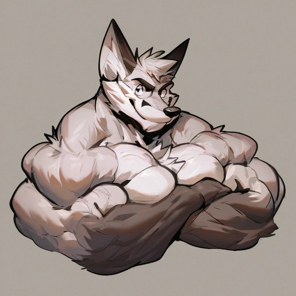 source_furry, score_9, score_8_up, score_7_up, 1boy, solo, portrait, fierart, fox, furry, anthro, muscles, muscular, bodybuilder,