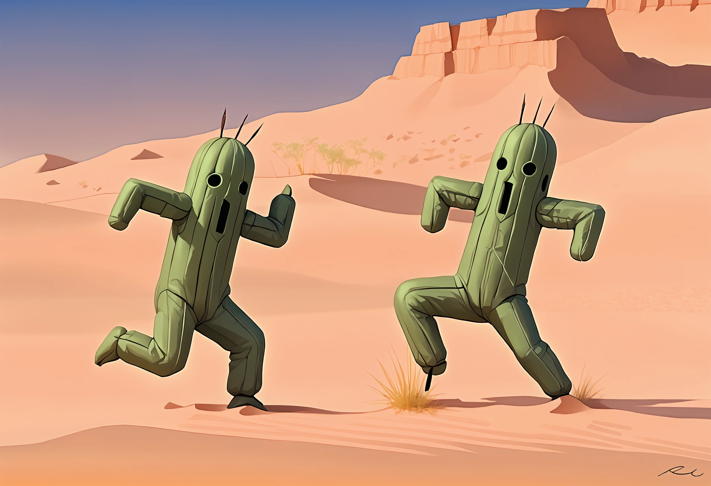 zPDXL3,full_body,desert,1other,<lora:Pony_DetailV2.0:1>,day,
BREAK cactuar,no humans,green skin,<lora:cactuar-pony:1>,multiple needles,throwing needles,