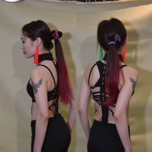 鱼尾婚纱美女绳缚、镣铐、束缚带综合 V1