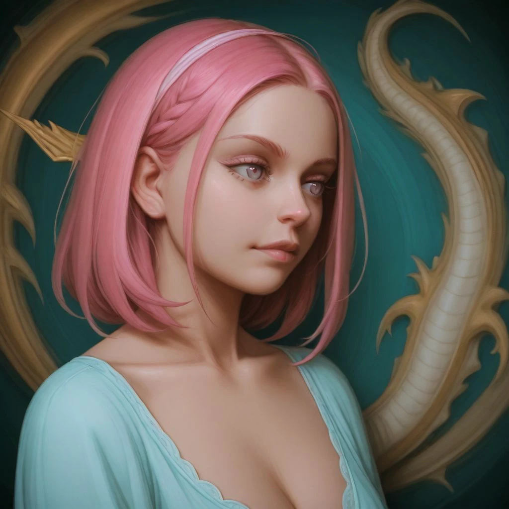 <lora:IL_grolaprod_wed008:0.3>,sasaki chiho,realistic, Rob Guillory, Afrofuturism, Colorful, Cyberpop, Tasteless lanky Man with a Nylon dragon, John William Godward, Anime, portrait art by Ryohei Fuke, confident, perfect background, fantastic aesthetic, excellent composition, epic atmosphere, highly detail