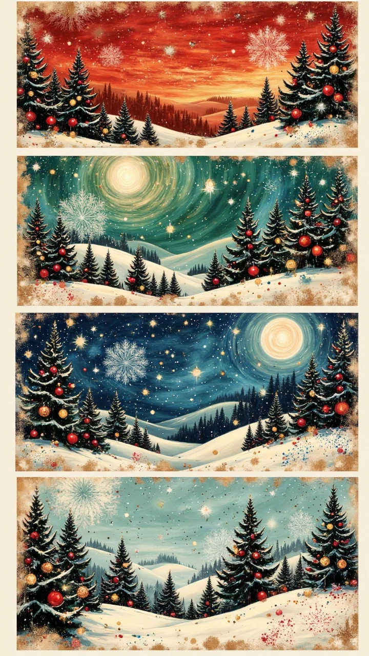 Vintage Christmas Paper Style [FLUX]