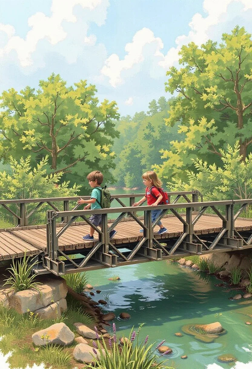 Bailey Bridge(Temporary Bridge) / ベイリー橋(仮設橋) v1.0