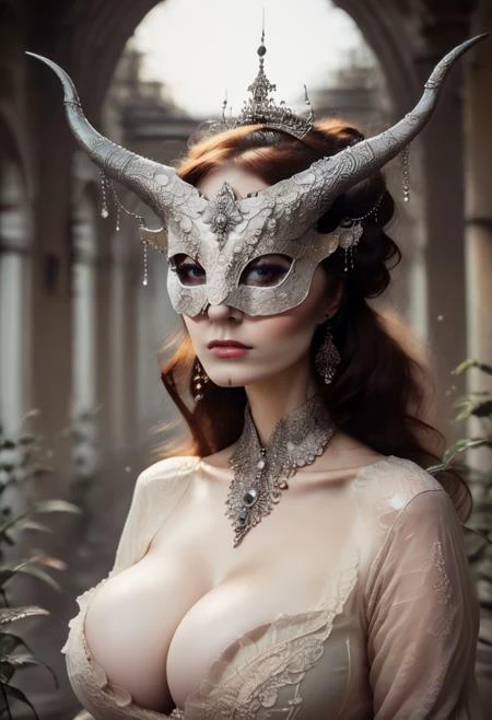 Horn Mask/Crown/Hair V1