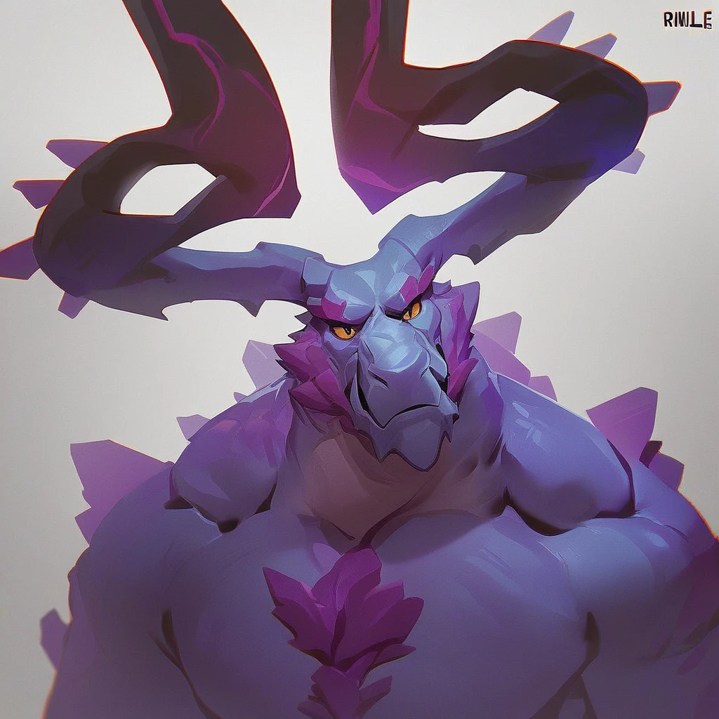 source_furry, score_9, score_8_up, score_7_up, 1boy, solo, portrait, stormkingfn, dragon, long horns, furry, anthro, muscles, muscular, bodybuilder,