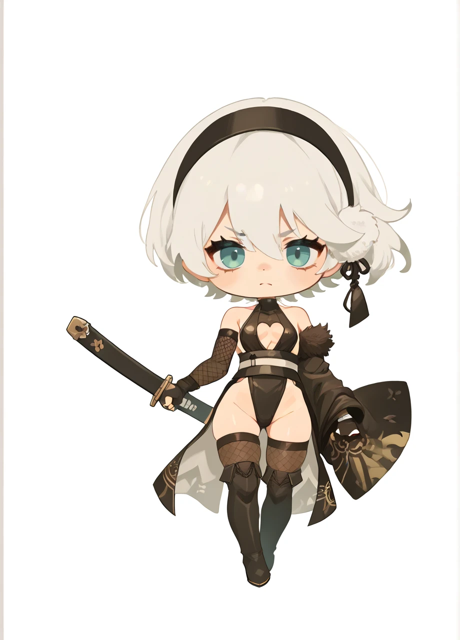Nier - Fan Costume 2B (2 outfits) Fan 2B - PONY