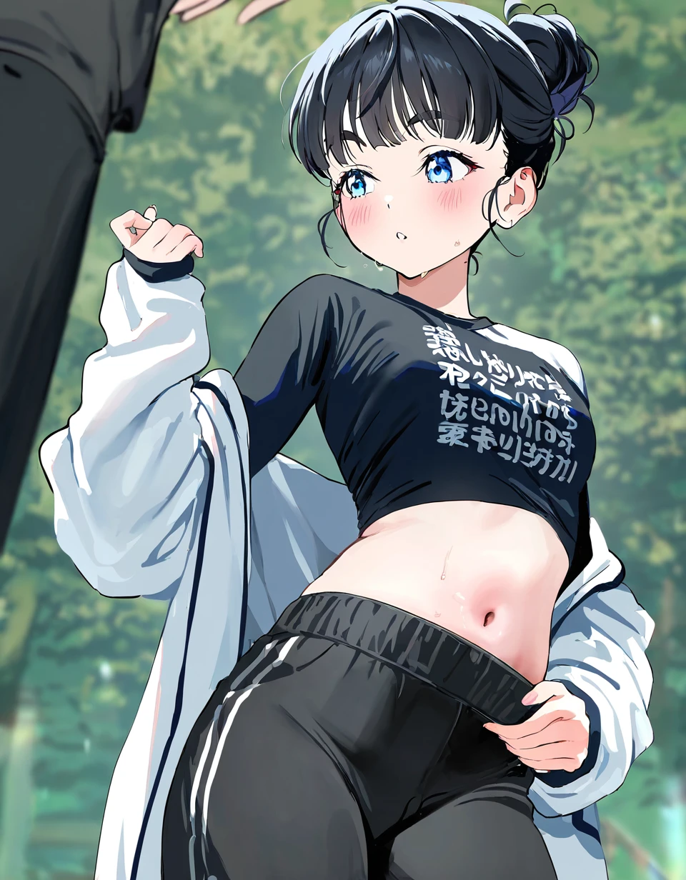 1girl, basori tiara, make heroine ga oo sugiru!, <lora:na_basori_tiara_r32:1.0>, ((streetwear outfit)) solo, (masterpiece), best quality, amazing quality, very aesthetic, absurdres, newest, artist: mery \(yangmalgage\) <lora:animagine_fixhand_v1:1.1>