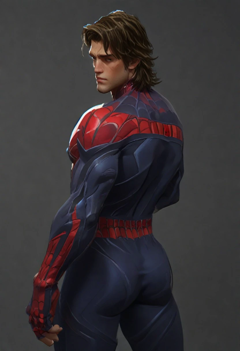 Brown hair
Unmasked spider-man
Torso upper body
Broad shoulders
Fit body
Tall long torso 
 bodysuit, default unmasked, default, muscular, pectorals, skin tight, red bodysuit, blue bodysuit,  hair
Steve rogers
Comic
Ass
Beard facial hair 
Comic
Cosmic
Peter B Parker
Huge pecs broad shoudlers looking back. Ass fortnite
Action pose. Spiderweb