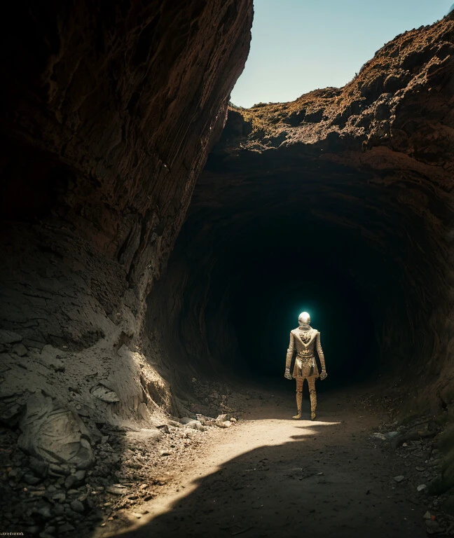 cinematic photo photo, (masterpiece, best quality:1.5),a beautiful illustration of a Bone Golem,Hidden Cave Entrance under a Waterfall,ethereal scenery,Overhead light through a textured surface for interesting shadows (Textured Overhead Light).,Cool and breezy,Dynamic,ultra detailed,hyper detailed and intricate,in the style of Dan Mumford,cinematic,dramatic light,vibrant colors,contrasting shadows, , best quality, realistic, . 35mm photograph, film, bokeh, professional, 4k, highly detailed