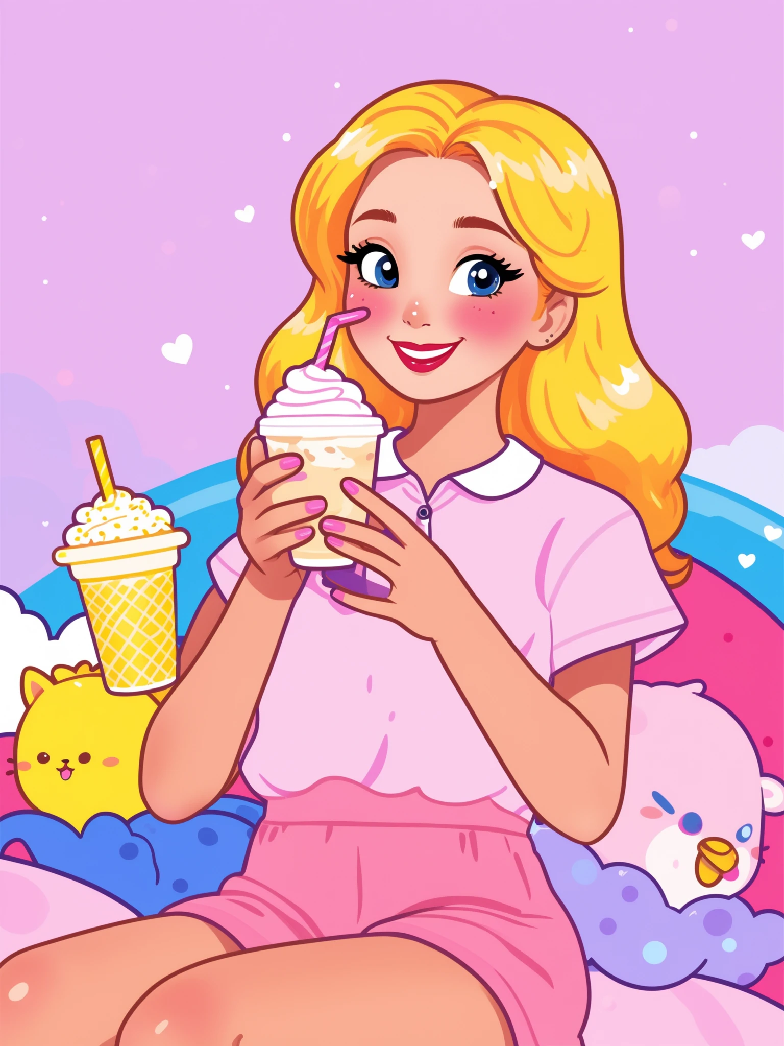 Cute Flat Art SDXL v1.0