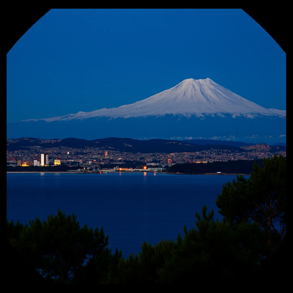 UHD, 4k, ultra detailed, cinematic, a photograph of <lora:Vivid polarizing filter style v1:1>
HDR, Vivid style, Neutral-density filter, In cinematic Polarizing filter photography style a mountain is in the distance behind a city, sharp edges, detailed image, kodak polarized film style, contrast:1, darken skies, intense color, high contrast, darken image, contrast color, polarising filter style, Polarizing filter photography style, outdoors, sky, water, tree, no humans, night, border, building, scenery, reflection, city, mountain, cityscape, black border, bridge, river, lake, city lights, real world location, watercraft, boat, dock, epic, beautiful lighting, inpsiring
