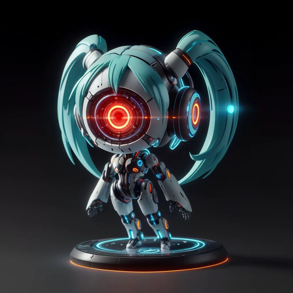 <lora:NV_ApatureTech_WM_SD:0.8> scifi , nv-aperturetech , glowing, 
 figurine, hatsune miku, chibi