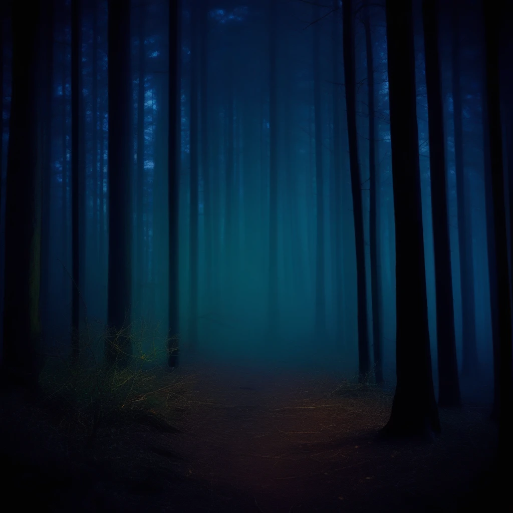 Portland forest at night, witches, scary