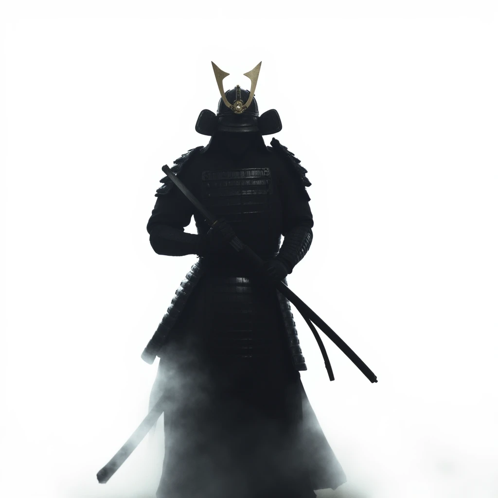 cinematic film still of <lora:Shogun style v1:0.5>
Shogun a samurai with a sword and a helmet, solo, simple background, 1boy, white background, holding, standing, full body, weapon, male focus, sword, holding weapon, armor, shadow, holding sword, katana, helmet, shoulder armor, sheath, japanese armor, ambiguous gender, samurai, kabuto (helmet), Japanese culture, Samurai, armor, warrior, horror theme, Shogun style, no humans, sode, kote, kusazuri
, shallow depth of field, vignette, highly detailed, high budget, bokeh, cinemascope, moody, epic, gorgeous, film grain, grainy