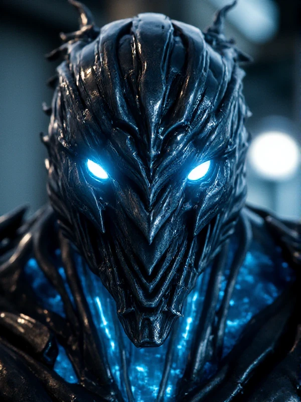 <lora:Savitar:0.9> savitar, full body, a man wears a glowing and helmet, electricty, closeup face portrait