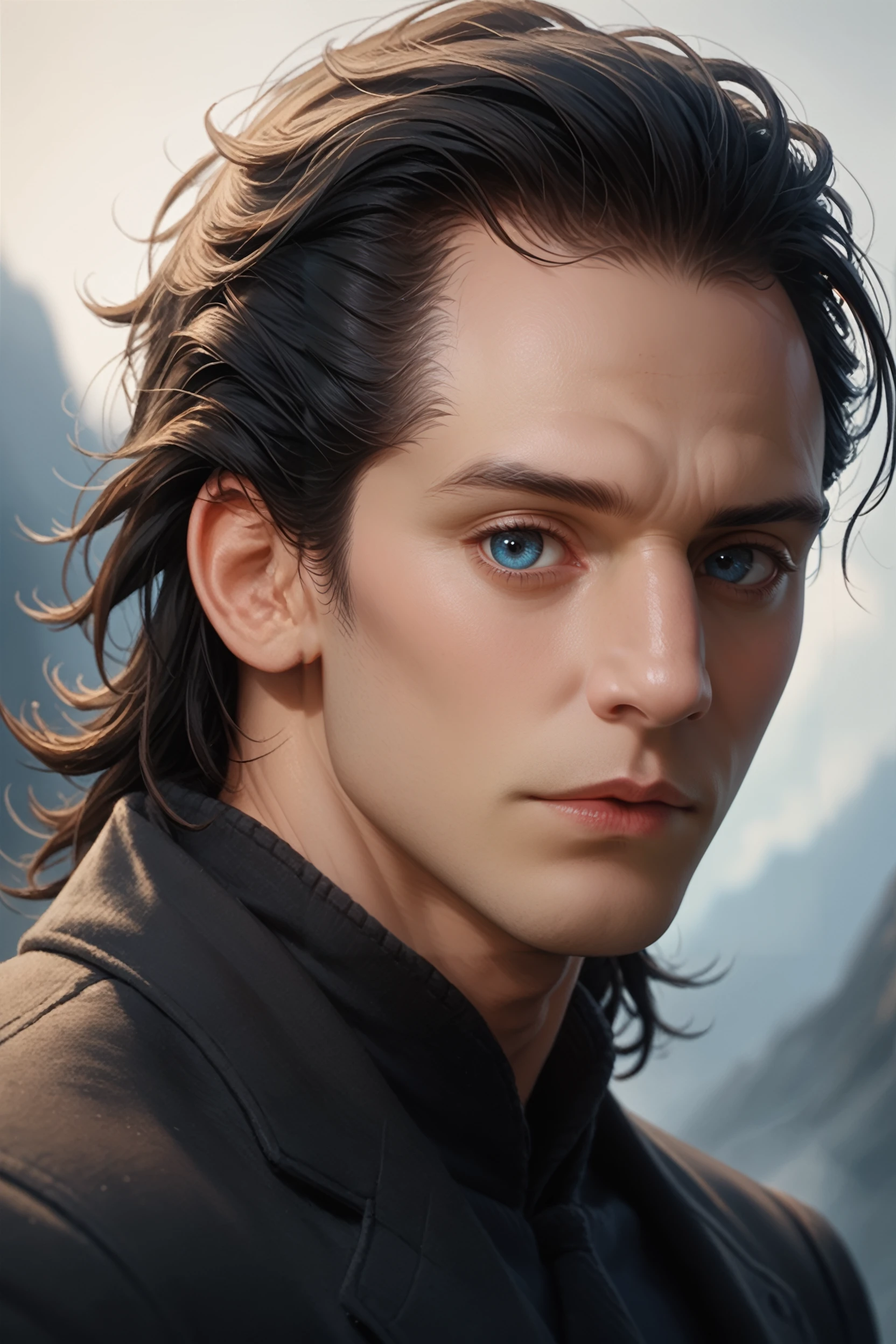 score_9, score_8_up, score_7_up, score_6_up
<lora:MLoki:0.8>
MLoki, 1boy, black hair, slicked back, blue eyes, looking at viewer, portrait