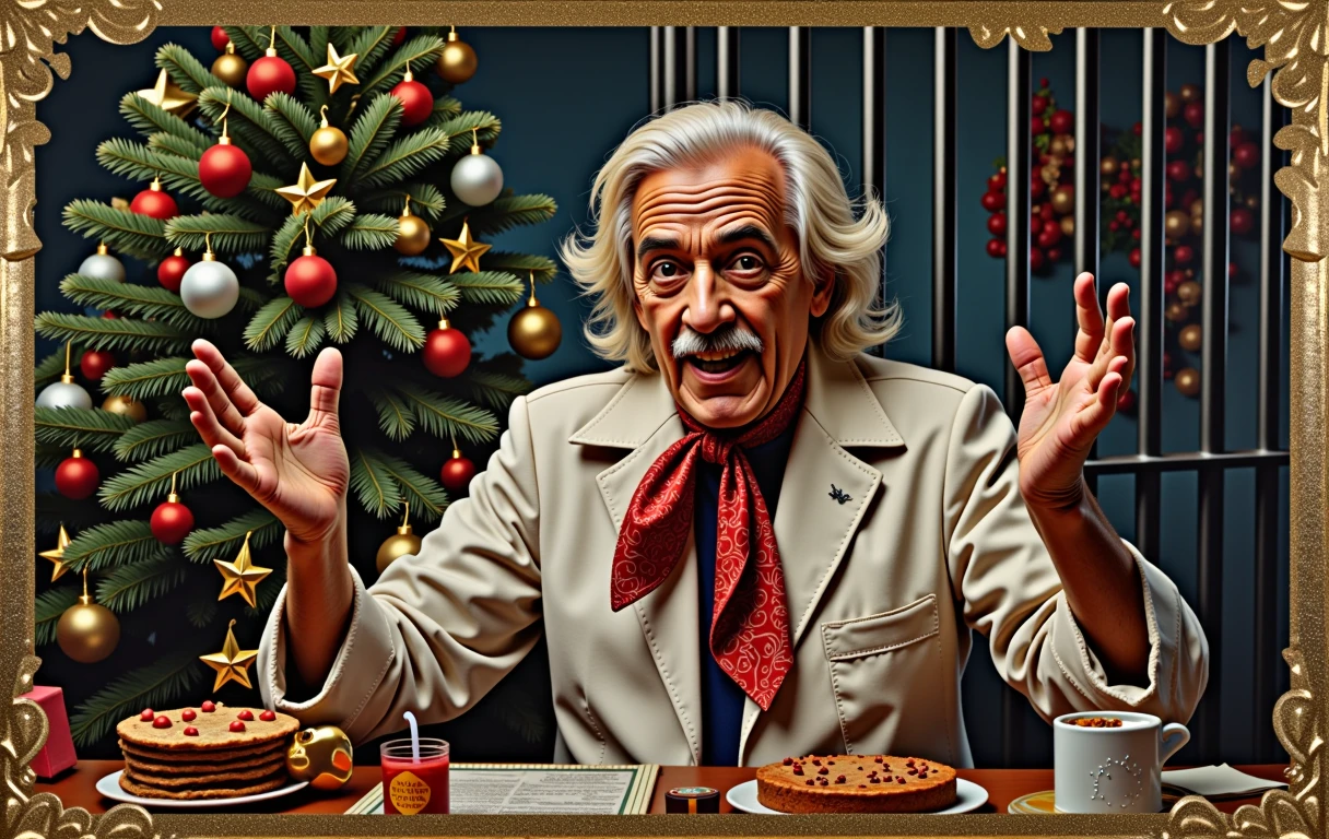 A magical Christmas card from Crazy Larry in prison