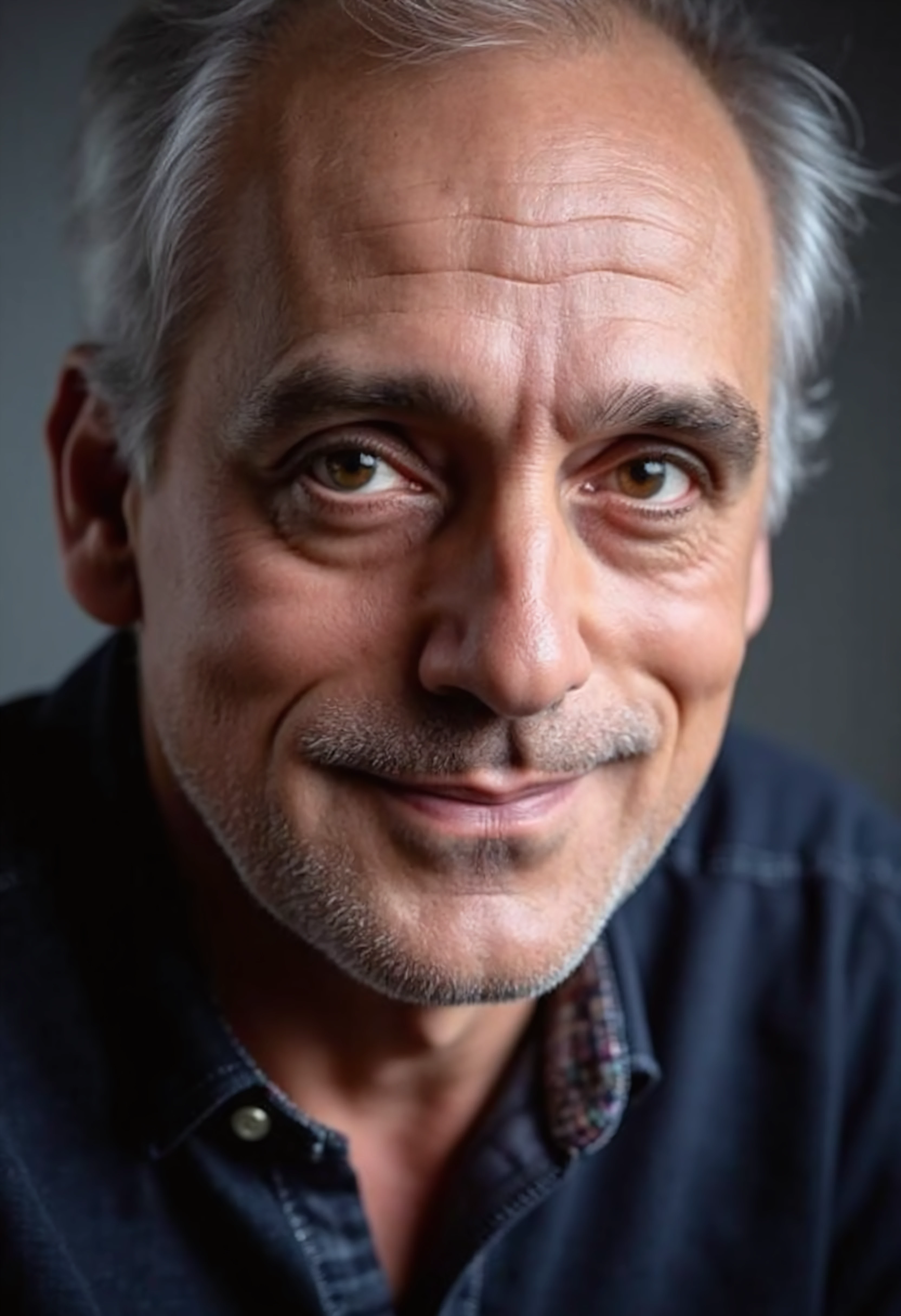 (((Philippe Poutou))) smiling at the camera, photo, 4k