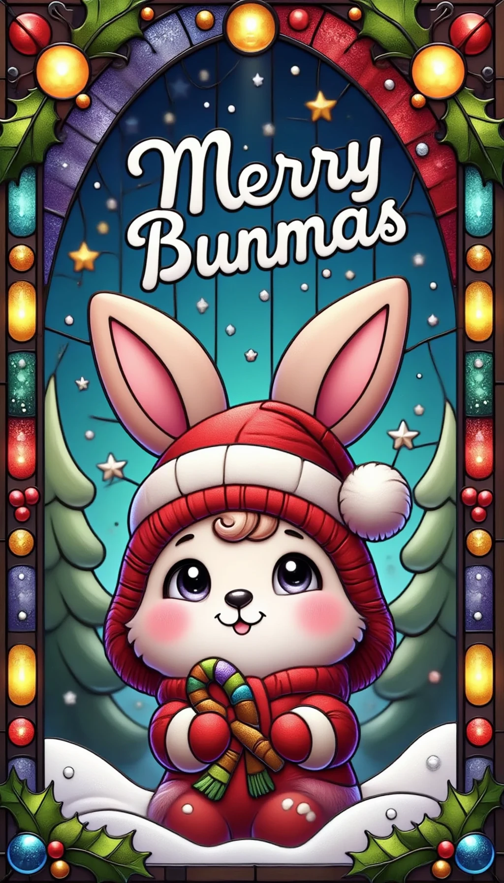 [Pinkie] - Christmas Stained Glass💝- [Flux]