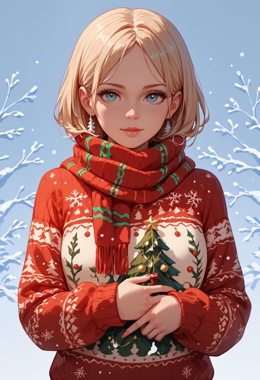 score_9, score_8_up, score_7_up, score_6_up, score_5_up, score_4_up, masterpiece, ultra-detailed, high resolution,

christmas_sweater, 1girl, scarf,  christmas, 