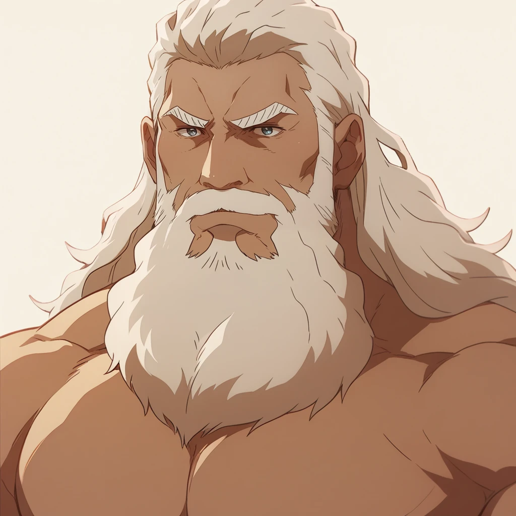 score_9, score_8_up, score_7_up, rating_safe, detailed, hhammerhand, solo, bara, muscular male, looking at viewer, detailed face, facial hair, beard, upper body, nude, pectorals,  <lora:Helm_Hammerhand-000009:0.9>