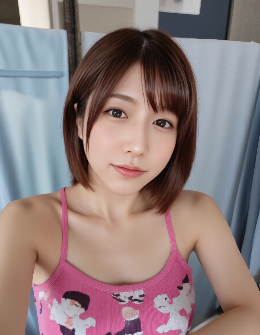 Photorealistic image of a woman, upper body, portrait,
"Teenager in a summer tank top with cats prints.", (best quality), (masterpiece), 16k, 8K, ultra detailed, detailed skin, detailed face, masterpiece, best quality, ultra-detailed, intricate details, high resolution, 8k, sharp focus, vivid colors, high contrast, cinematic lighting, "The modern architecture of the Centre Pompidou, a hub of contemporary art in Paris."
<lora:MikasFlux003FP:1.0> mikas, short hair, (best quality), (masterpiece), 16k, 8K, ultra detailed, detailed skin, detailed face, masterpiece, best quality, ultra-detailed, intricate details, high resolution, 8k, sharp focus, vivid colors, high contrast, cinematic lighting, "A bird's-eye view of the stage, capturing the intricate floorwork and pole combinations in the routine."