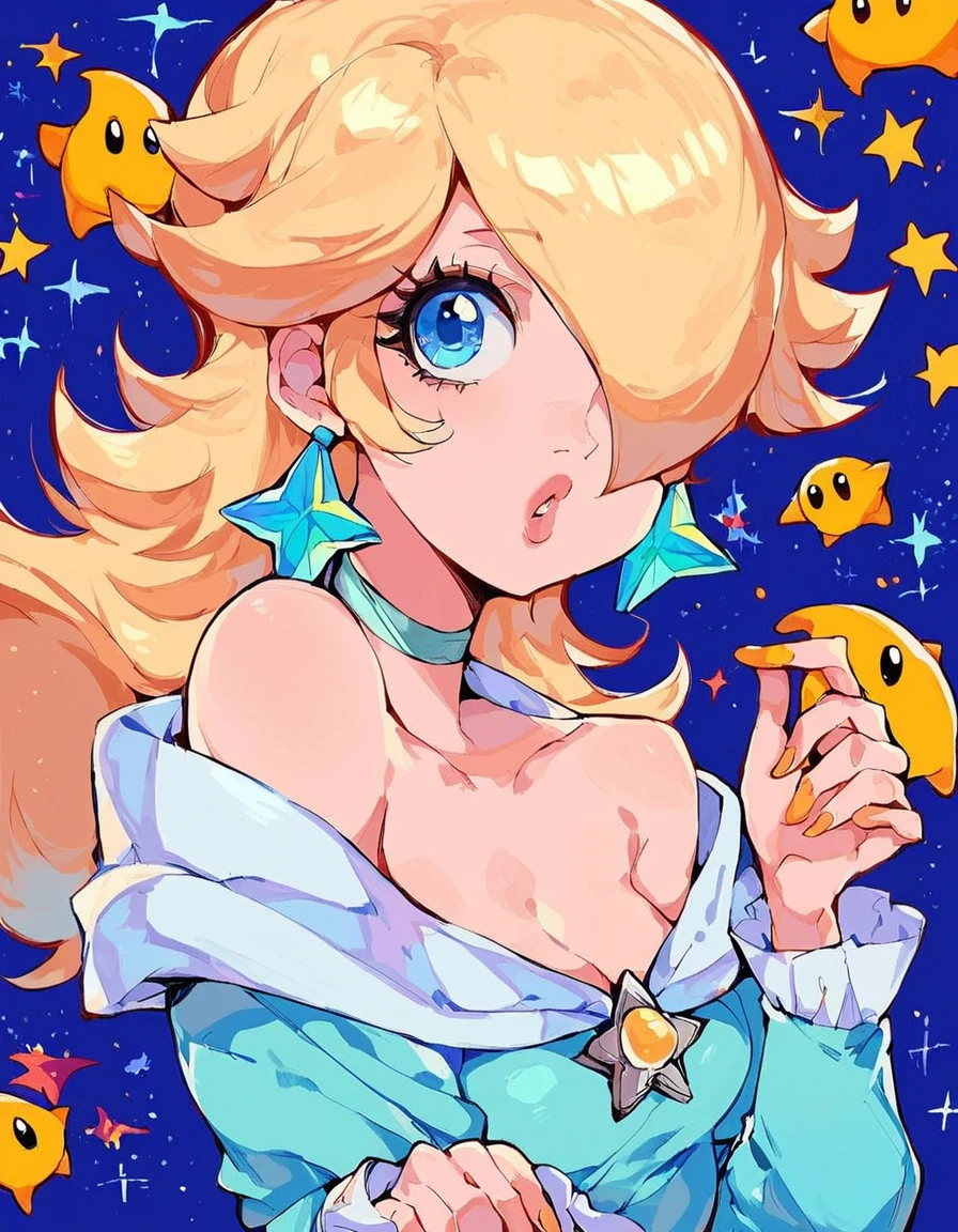 score_9, score_8_up, score_7_up, score_6_up, source_anime, anime coloring, <lora:by_Hariken_Ryuu-pony-000016:0.8> by hariken ryuu, 1girl, rosalina, mario_(series), 1girl, blonde_hair, blue_eyes