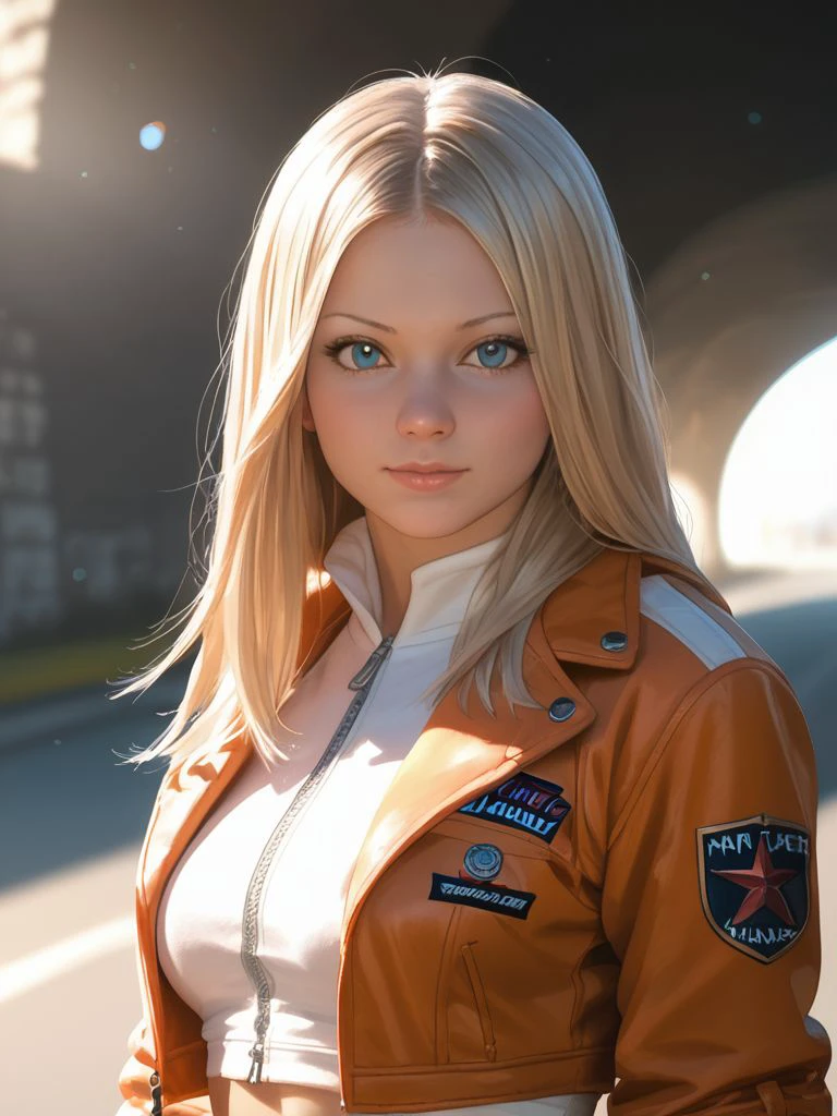 <lora:TiffT33n_pdxl_v10:0.8>, TiffT33n, 1girl, solo, long hair, upper body, Cropped Moto Jacket, tunnel, masterpiece, best quality, highly detailed, score_9, score_8_up, score_8, semi-realistic, photorealistic, <lora:add-detail-xl:0.9>, zPDXLrl, realistic eyes, hyper realistic eyes, pretty eyes,