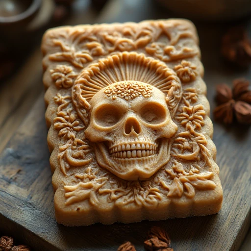 slightly glossy surface. The design features a detailed, textured surface that gives it a natural, a serene expression, Spekulatius. Spekulatius The image is a high-resolution photograph showcasing a beautifully decorated, Spekulatius. Spekulatius The image is a high-resolution photograph of an intricately carved soap bar