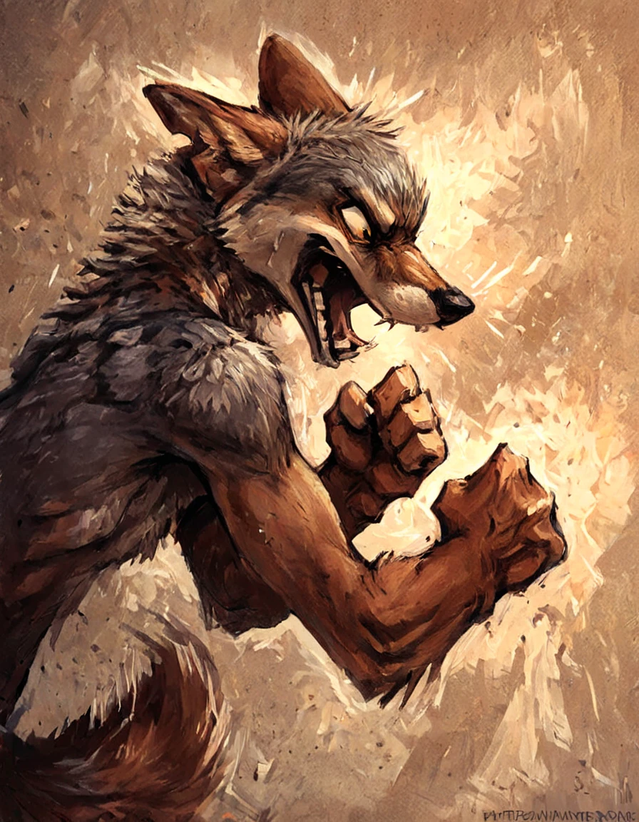 source_furry ,
furry, furry wolf, angry, screaming, fist in the air, ears pointed back, spit coming from mouth,
 <lora:Better_Kenket:1>, score_9, score_8_up, score_7_up, score_6_up, score_5_up,