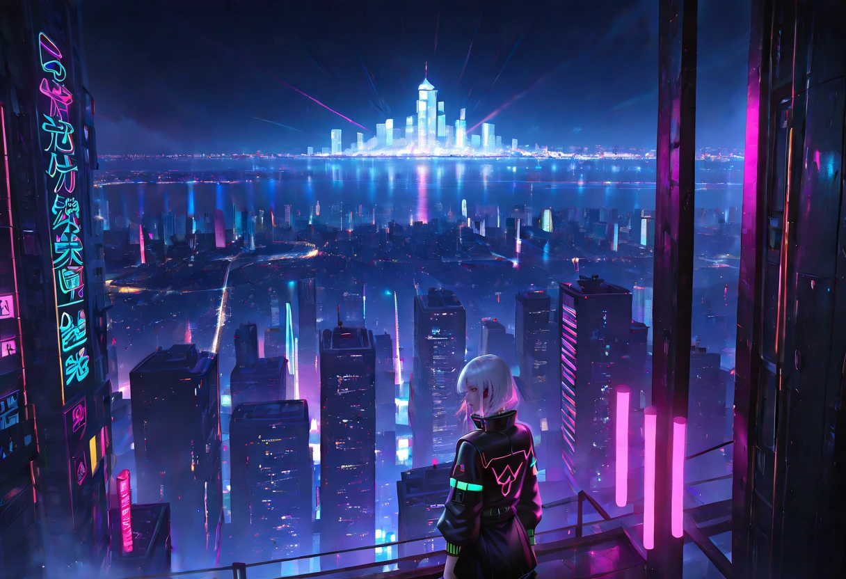 (scenery), (Cityscape), (Cyberpunk City), (A massive cyberpunk metropolis at midnight, neon lights adorning the city, flying cars visible over the city on sky highways), (Night), (Neon colors), Vivid Lighting, masterpiece, best quality, amazing quality, (absurdres), very aesthetic, extremely detailed, ray tracing, RTX, high saturation, high contrast, photon mapping, (sharp image), (detailed background), (intricate details), cyberpunk
<lora:StS-Illustrious-Detail-Slider-v1.0:3>