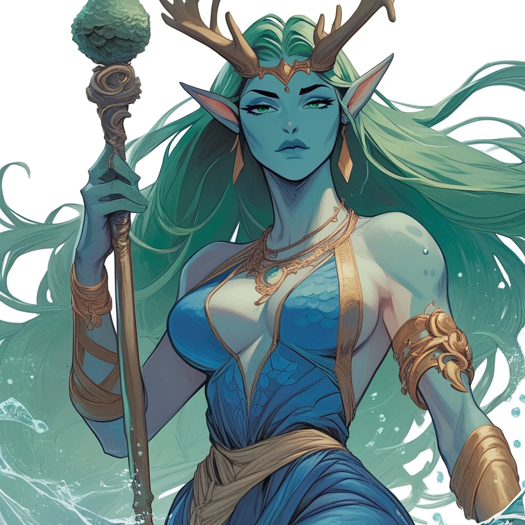 TETHYS was the Titan goddess of the primal font of fresh water which nourishes the earth. the mother of the Potamoi (Rivers), the Okeanides (Oceanids) (nymphs of springs, streams and fountains), and the Nephelai (Clouds). Tethys, mother is Gaia (Earth), fed her springs with the waters of Okeanos drawn through subterranean acquifers. Her name was derived from the Greek word têthê meaning "nurse". Titanides remained neutral in the War, and retained their positions as prophetic goddesses.GaurdiansoftheGalaxy, this could be creative or sexy or different but it must be a toonish concept or in a cartoonish style, anime, Image with full resolution/quality/sharpness/, Unreal Engine 5/Power Rangers/Tokusatsu/Mortal Kombat/Super Metroid, Cartoon/Disney/Dragon ball/Style, ((1/Woman/big breasts1/helmet/belt/Mega Man-X/Kamen Rider/Spiderman)), mohawk long hair, looking at viewer, pose, City at night shower strongly,