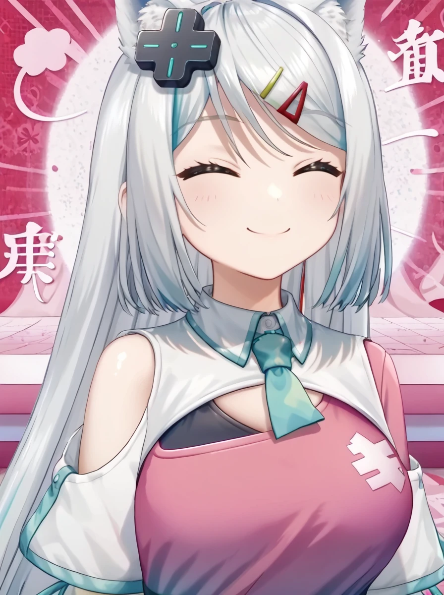 score_9, score_8_up, score_7_up, rating_safe, 1girl, solo, Pixel_Art,
Re:Zero, Emilia, purple eyes, white hair, long hair, sidelocks, big breasts, revealing clothes, harem outfit, collarbone, halterneck, criss-cross halter, necklace, detached sleeves, bracelet, bare shoulders, navel, hip vent, harem pants, cowboy shot, v, hand up, looking at viewer, simple background, red background, heart background, blush, naughty face, smile, half-closed eyes
