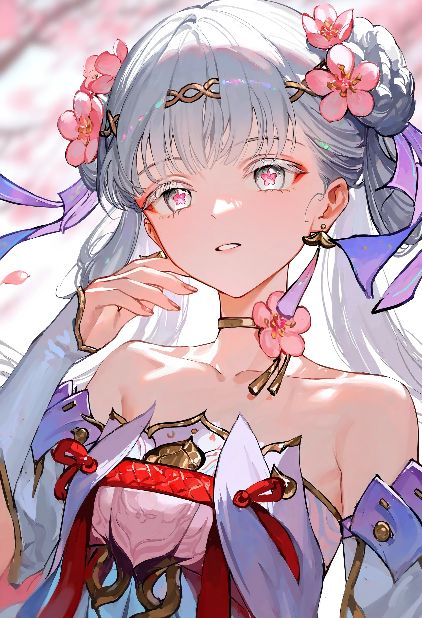 Character：今汐 桃夭灼灼 jinhsi (peach blossom) (wuthering_waves) 【Noob Vpred1.0】 v1.0