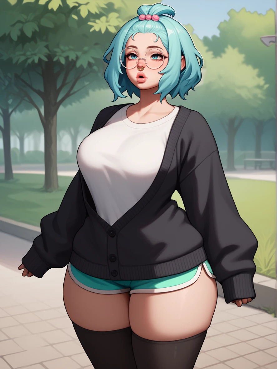 Bangs Pinned Back V1