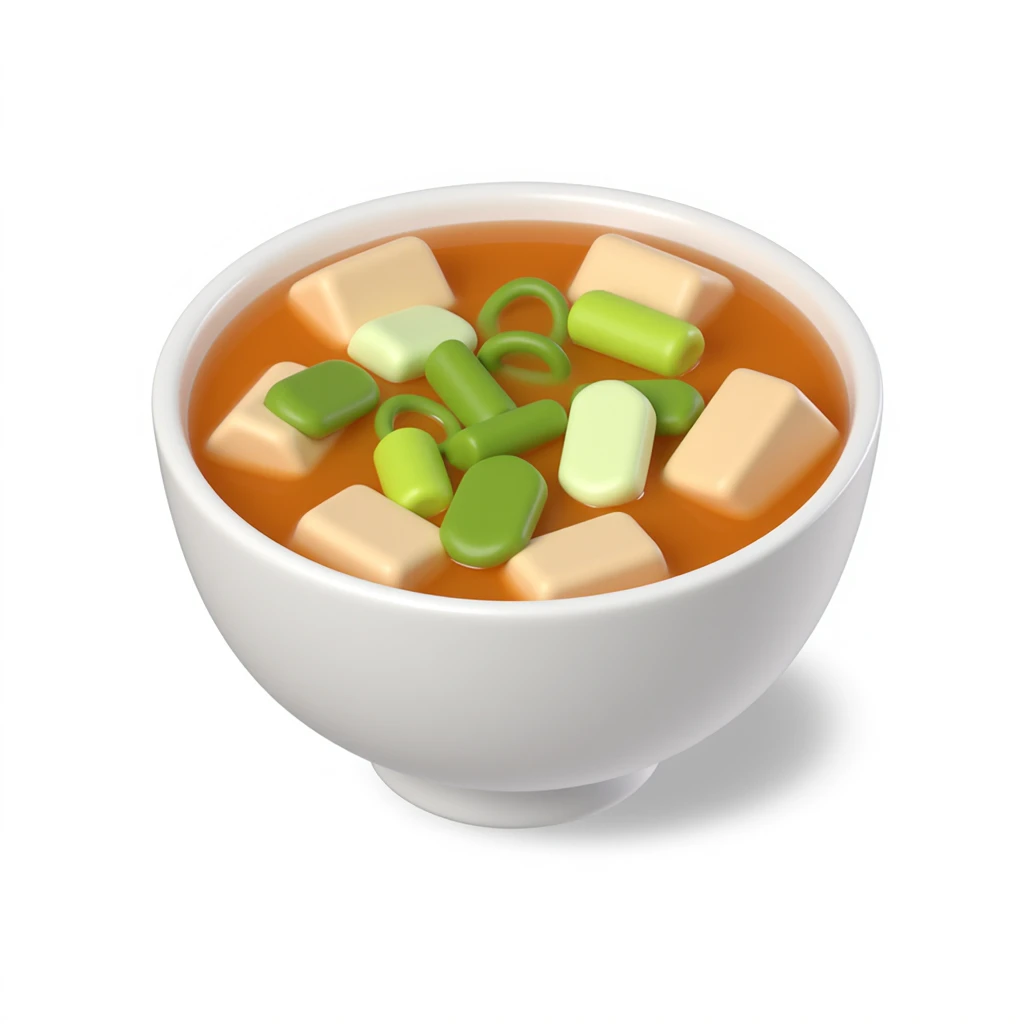 A white ceramic bowl filled with tofu and scallions, soup,((( White background, simple background))),masterpiece,best quality,great quality,good quality,