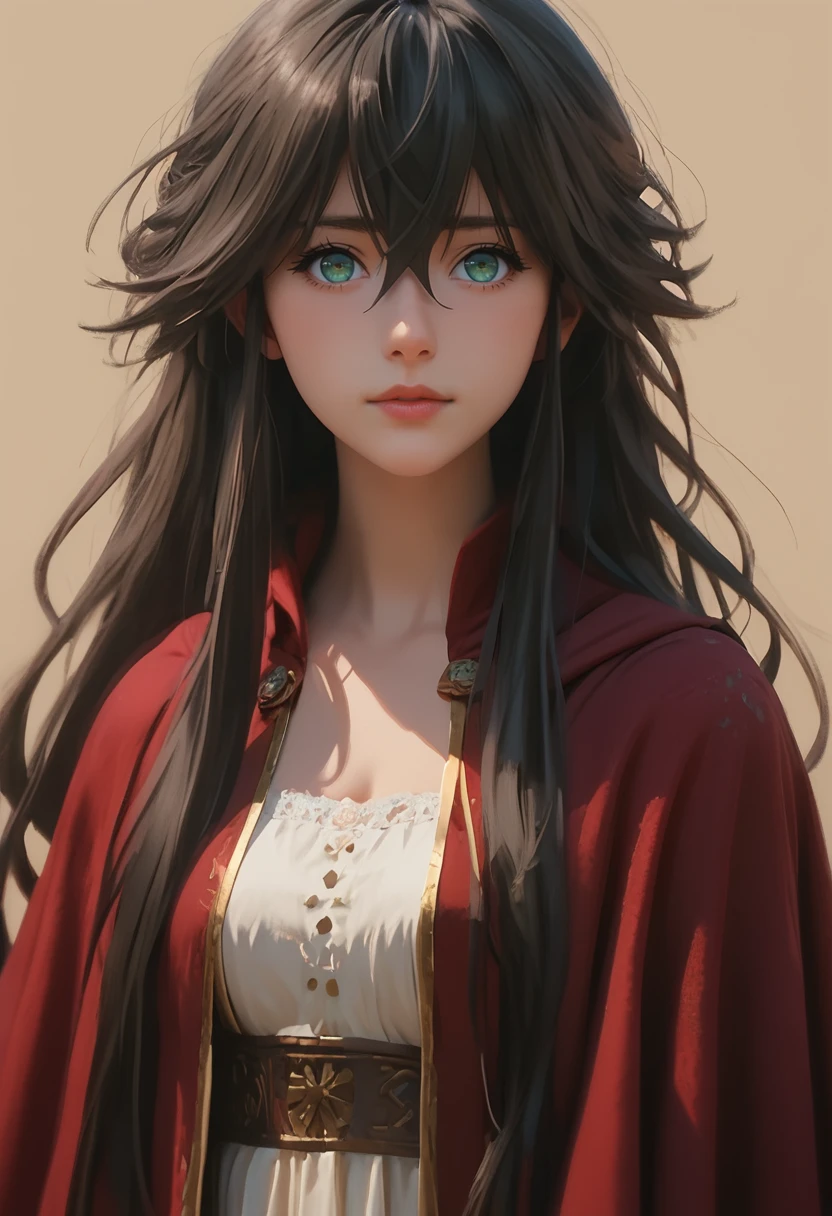 (masterpiece), (best quality), score_9, score_8_up, score_7_up, (masterpiece:1.2), (best quality:1.3), 1girl, solo, <lora:Armia_Sono_Chiyushi_ãã¼ãã£ã¼ãã追æ¾ããããã®æ²»ç師å®ã¯æå¼·ã«ã¤ã:0.8> armia_snch, dress, maroon cloak, simple background, portrait, masterful composition, dynamic movement