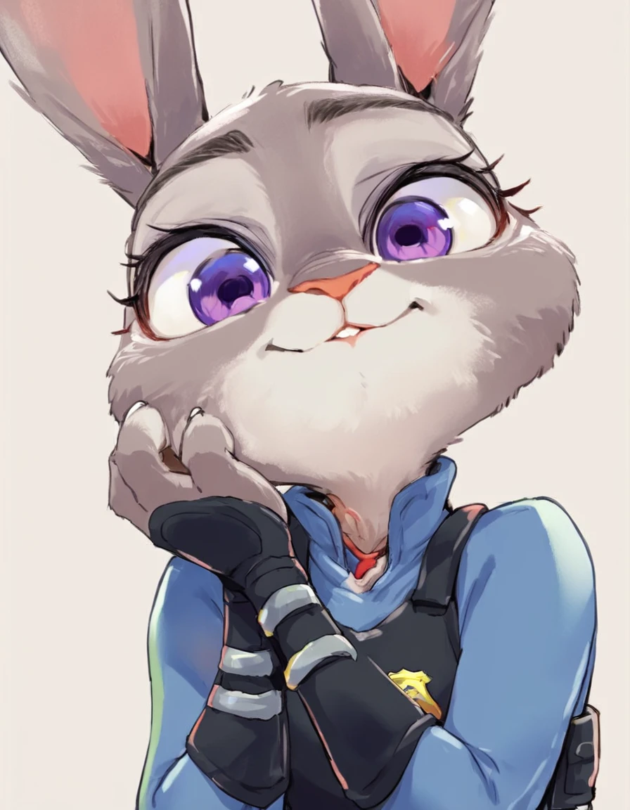 score_9, score_8_up, score_7_up, score_6_up, score_5_up, score_4_up, <lora:judy_hopps:1>, judy_hopps, furry female, furry, (((source_anime))), source_furry