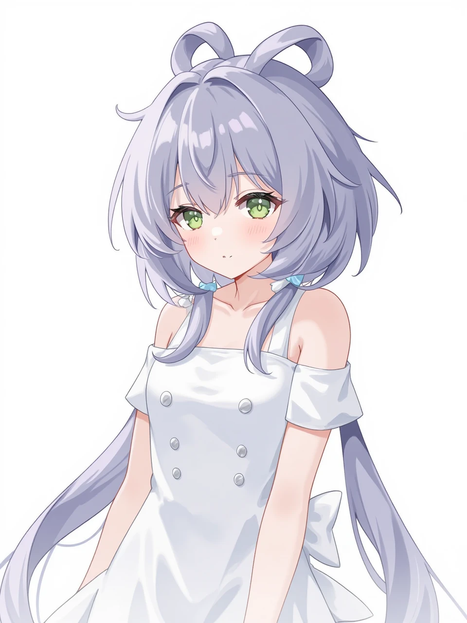 luo tianyi,an anime girl,luo tianyi,:d,v,simple background,upper body,**** top,