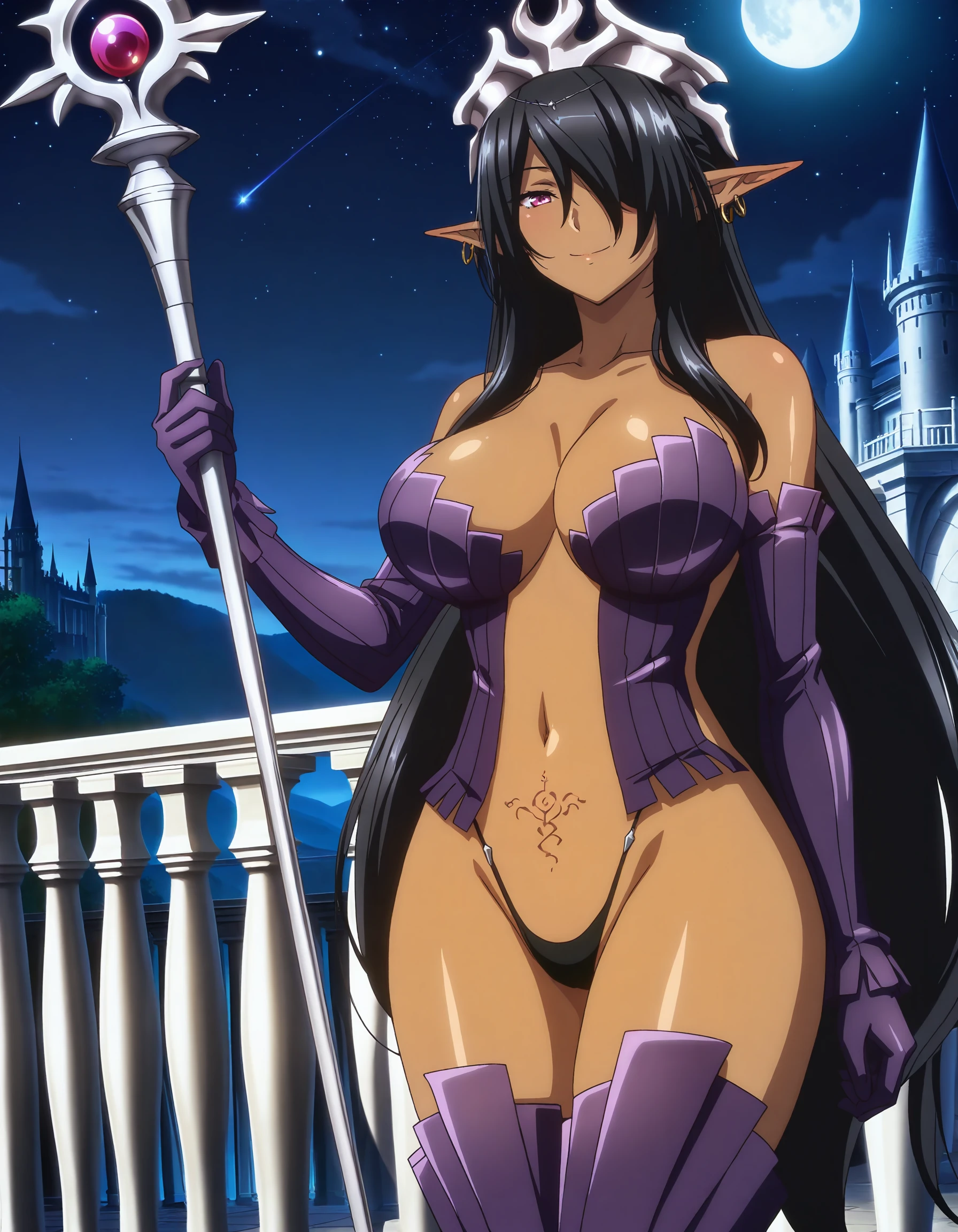 SDXL | Dark elf Olga (Kuroinu) -For Illustrious- | v1.0 epsilon(eps)-pred