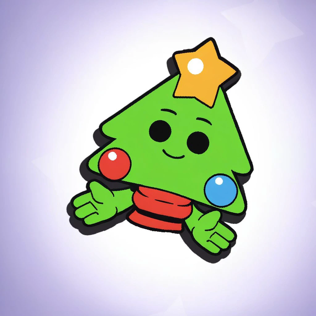 Christmas Tree Pin - Brawl Stars V1