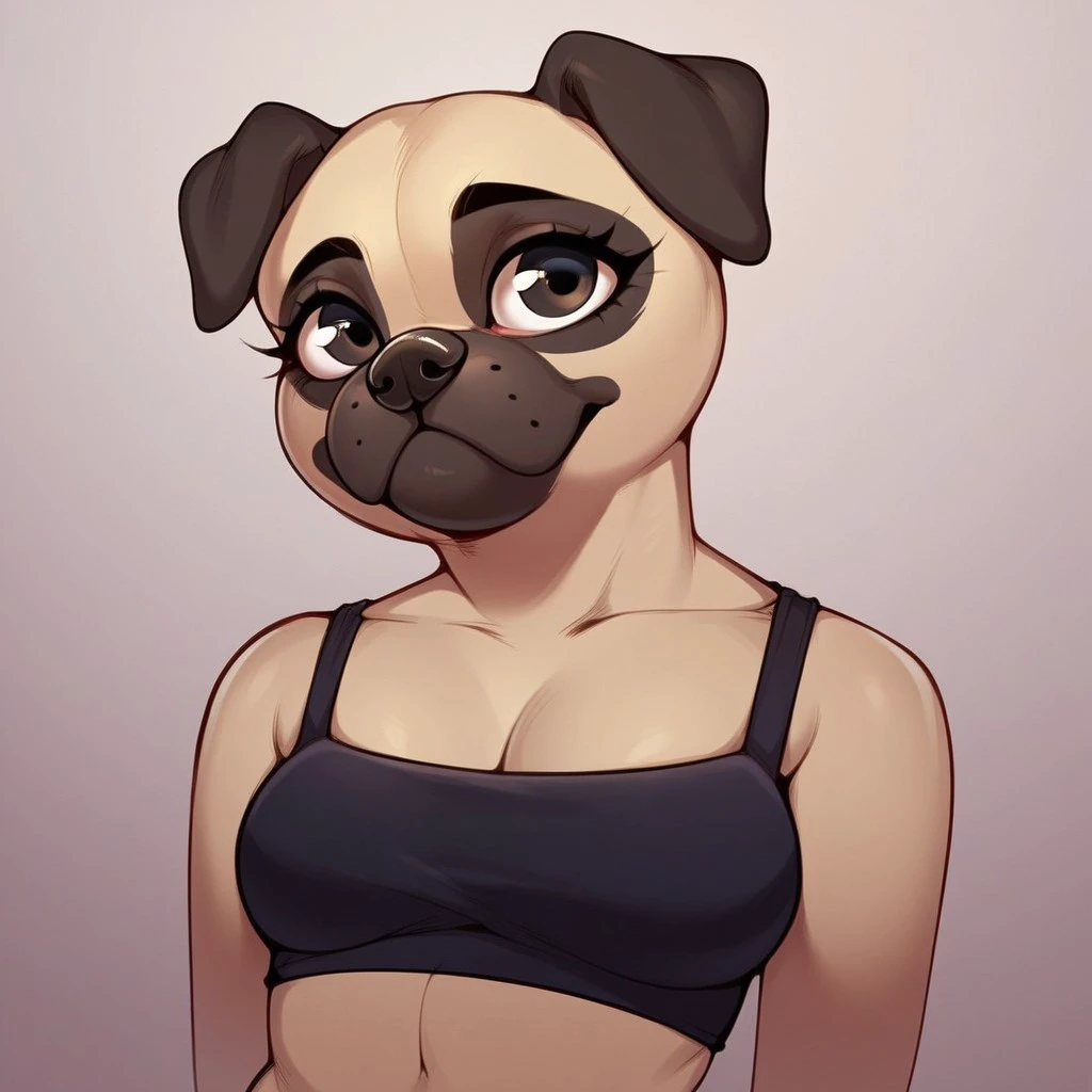 Anthro Pug [for pony] V1