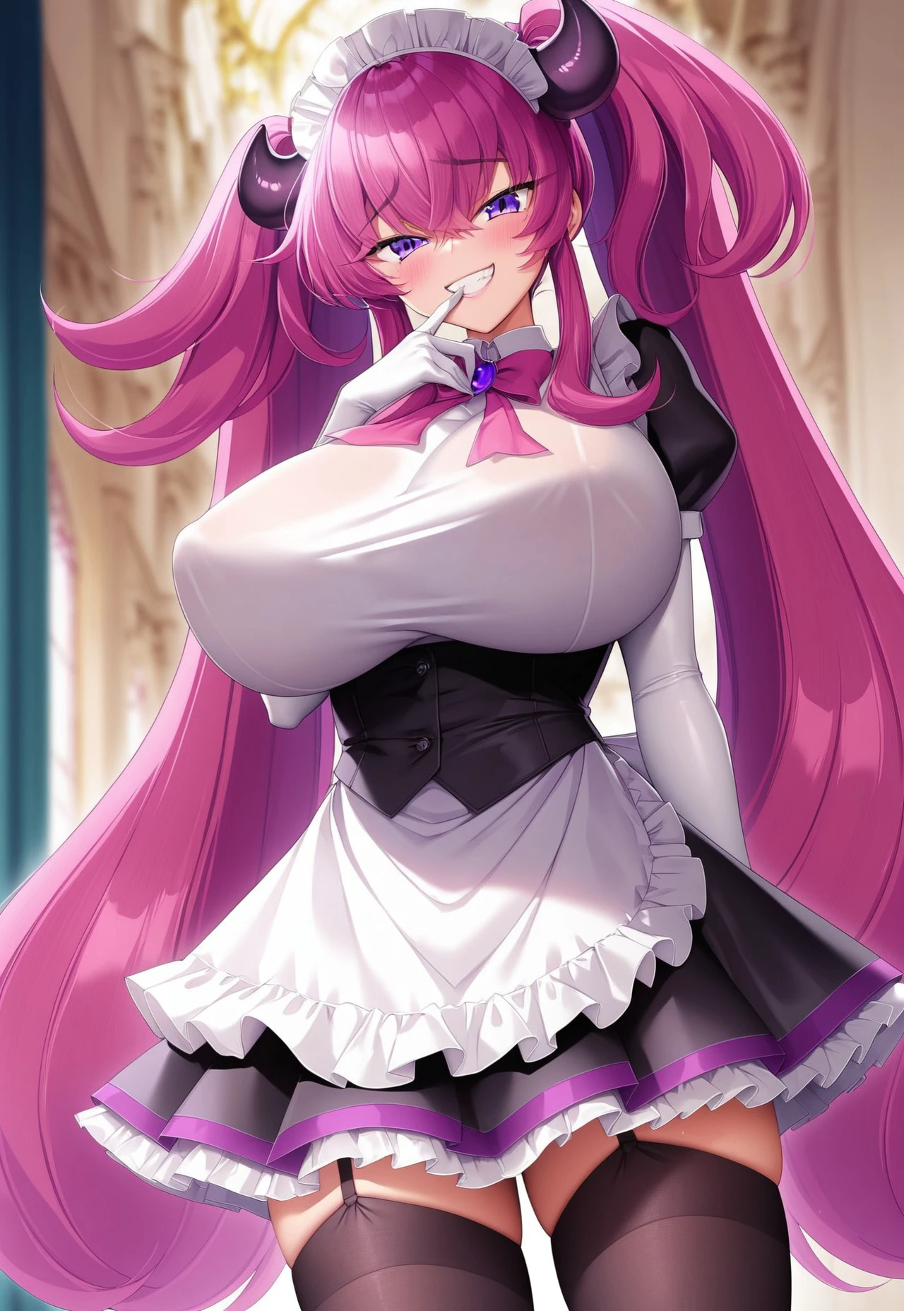 Dyzenia Dracour from Motto! Haramase! Honoo no Oppai Isekai Oppai Maid Gakuen! V1