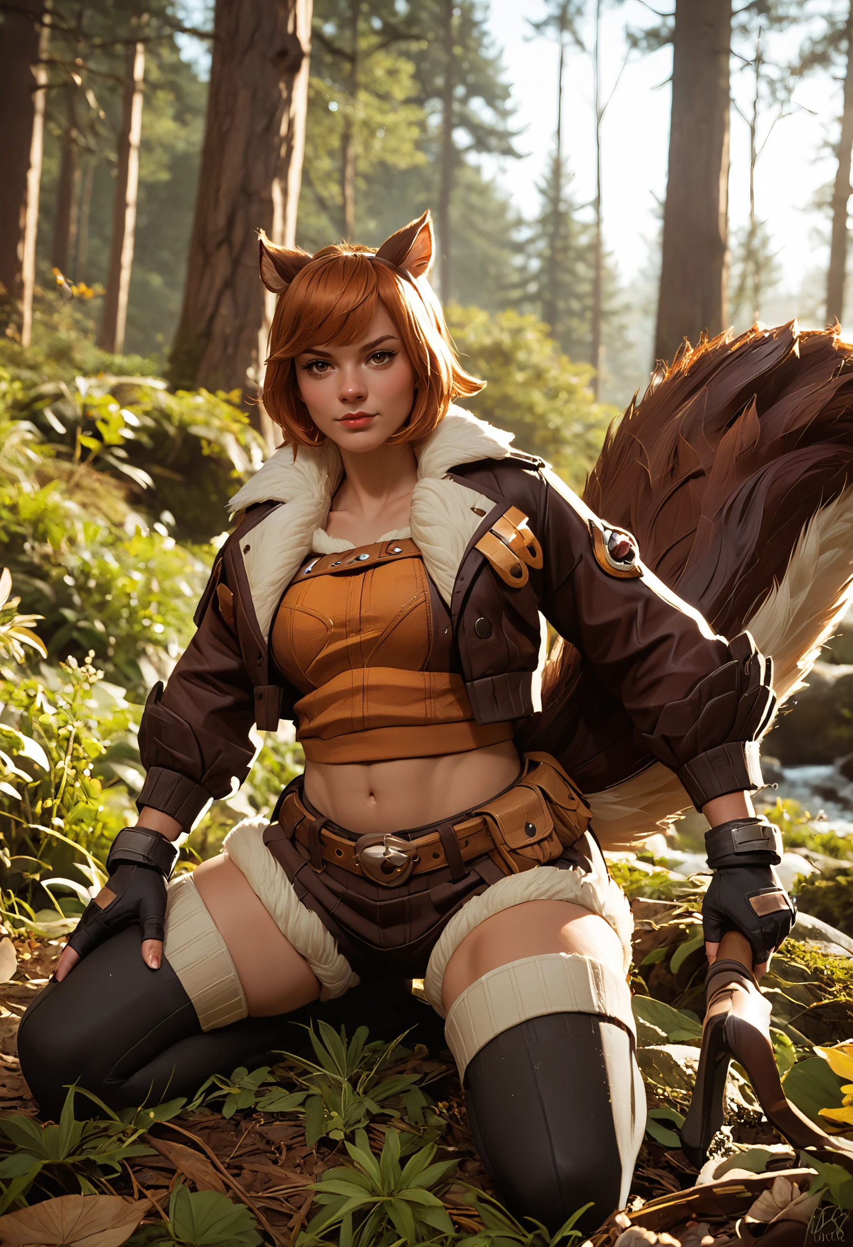 squirrel girl marvel comics, ((best quality)), (highly detailed:1.3), masterpiece, ((official art)),1girl, 
SVSPW,SVTEN,
 