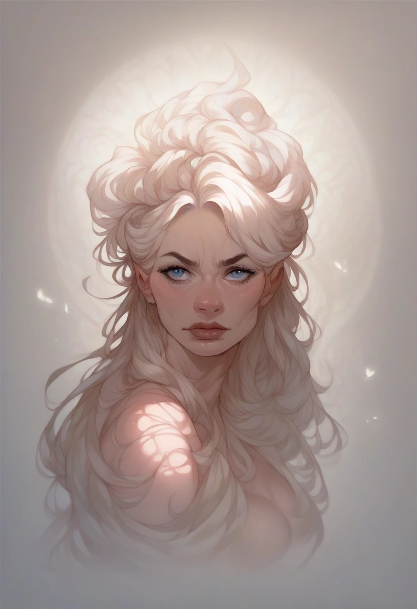 a female superhero in a retro-style art deco background, nude, beautiful detailed eyes, beautiful detailed lips, extremely detailed face, long eyelashes, flowing hair, powerful figure, dynamic pose, intricate art deco patterns and architecture, warm color palette, cinematic lighting, photorealistic, highly detailed, masterpiece, 8k, sharp focus