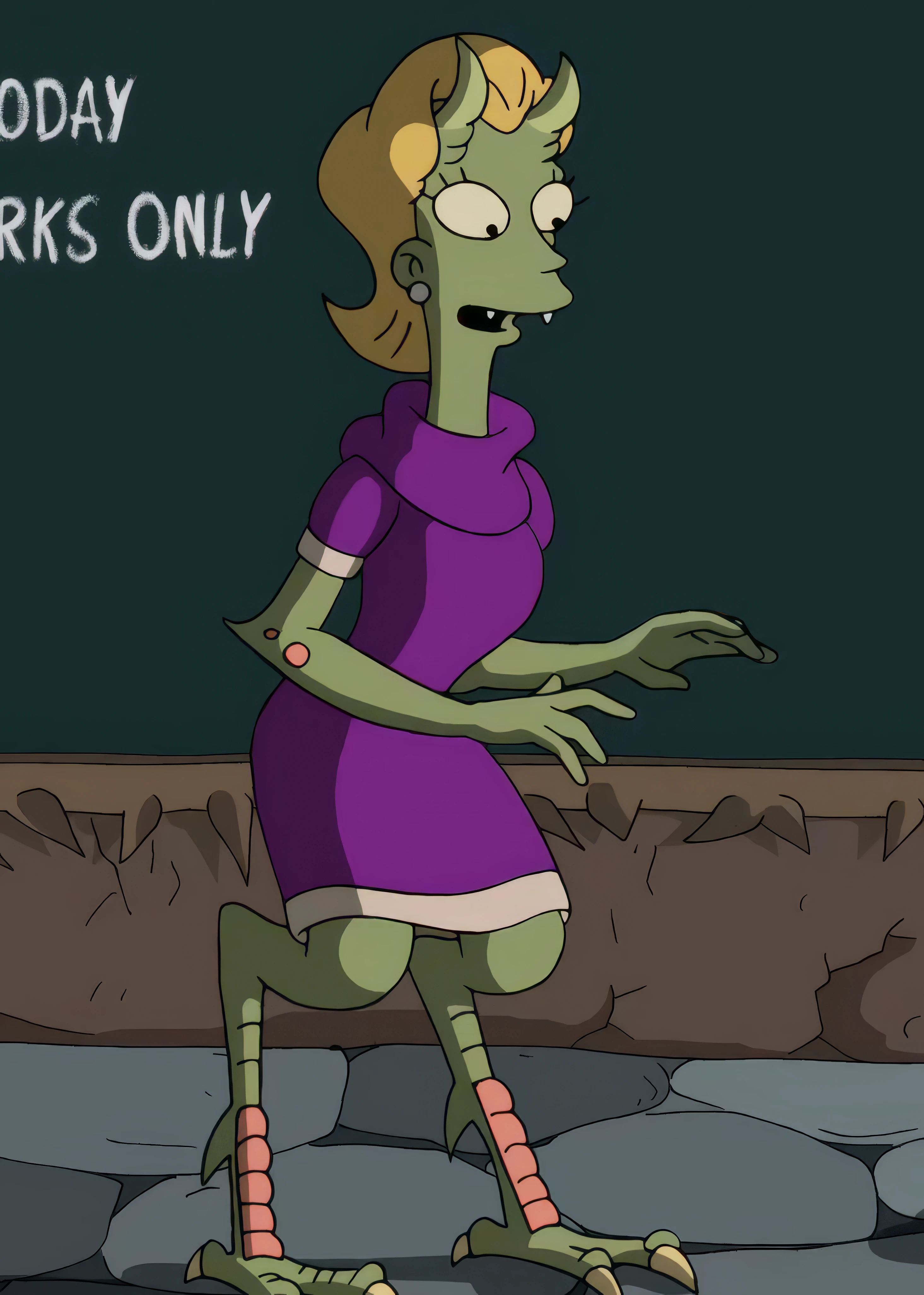 Hellroads Teacher (Treehouse of horror simpsons) V1