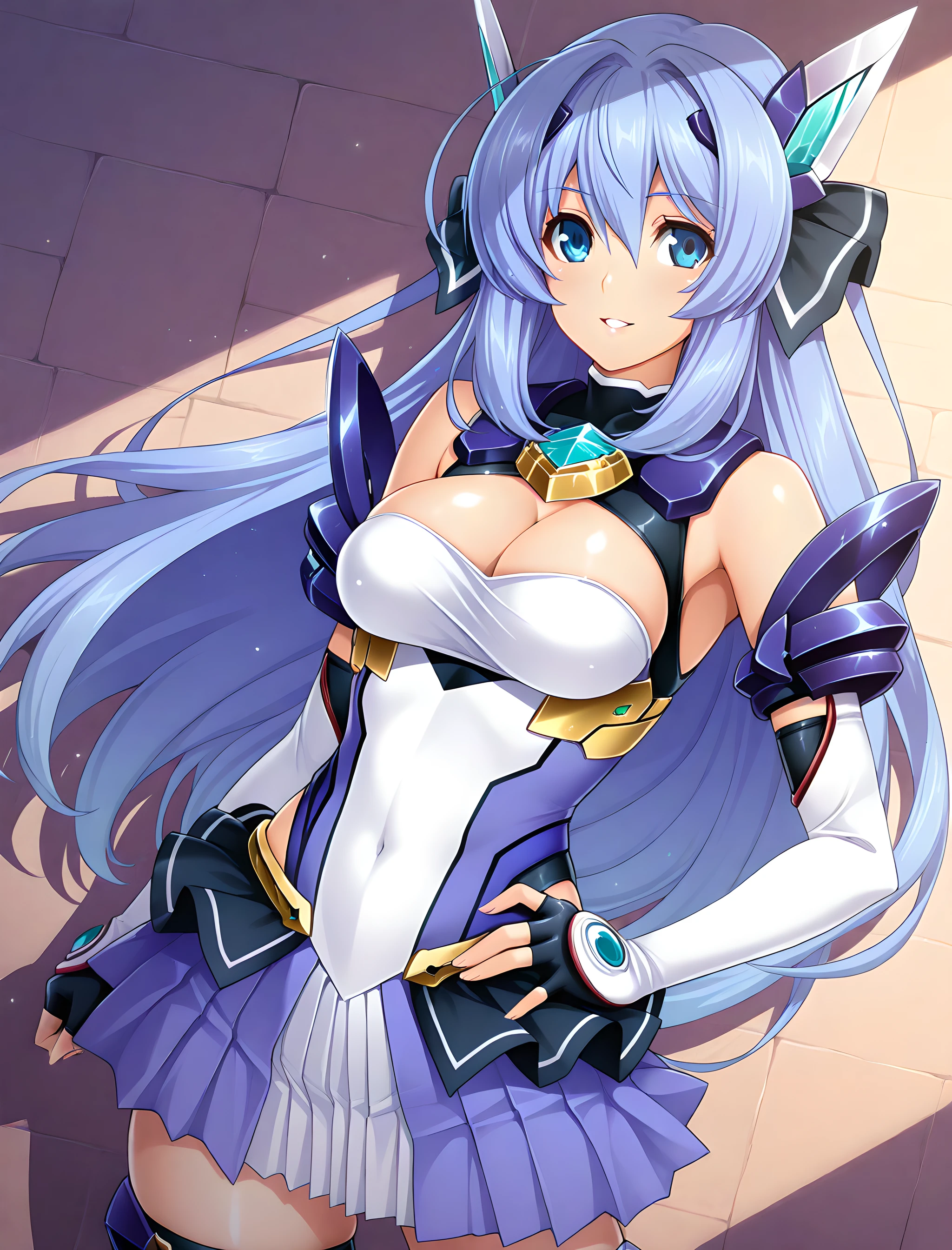 kos-mos,
(mastepiece, best quality, ultra-detailed),
1girl,red eyes,(expressionless),cleavage,sagging breasts,night, star, space,
kawaii, cute, very big eyes, Aesthetic Anime Eyes, small face,
upper body, Cold lighting