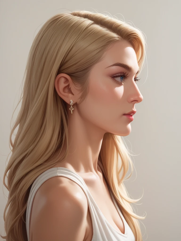 score_9, score_8_up, score_7_up, ladyburns, sideburns, 1girl, solo, jewelry, earrings, long hair, blonde hair, profile <lora:Lady_Sideburns-000008:1>