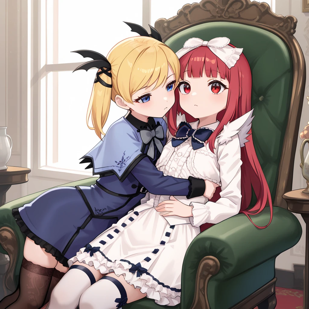 score_9, score_8_up, score_7_up, score_6_up, source_アニメ, highest quality, masterpiece, side view, 1girl and 1boy, (1boy femnin, otokonoko, femboy, long hair), futa is male, futa is bigger, femdom, forced, uncensored, AS, Fantasy,Princess,Maid, palace, Crossdresser, Futanari no Woman, anal sex